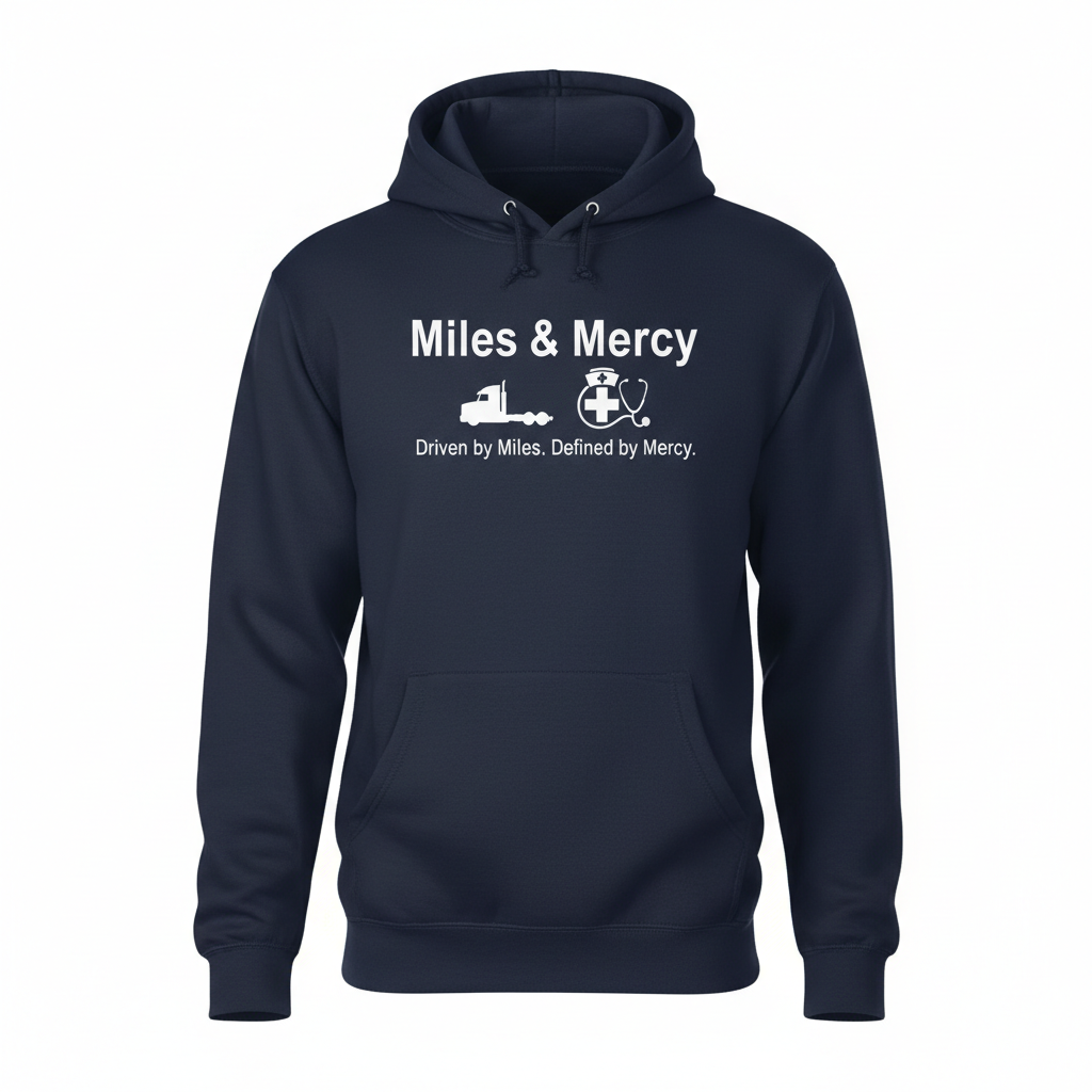 Miles & Mercy Classic Hoodie | White